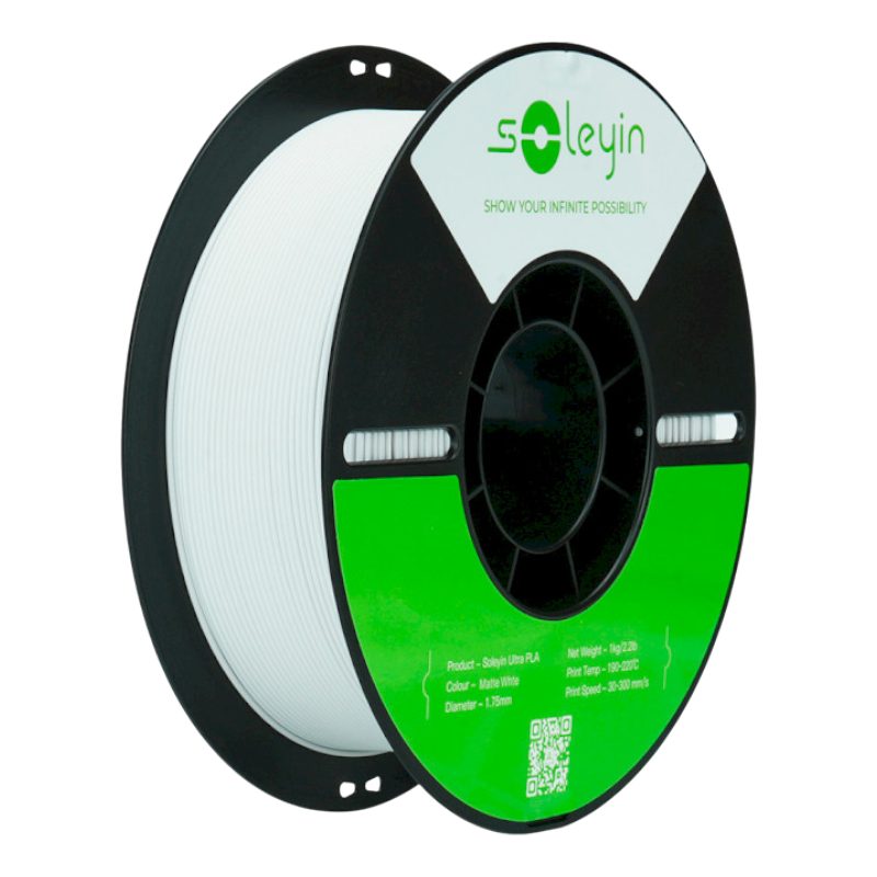 Філамент (пластик) для 3D принтера CREALITY Ultra PLA матовий 1кг, 1.75мм, білий (3301010512)